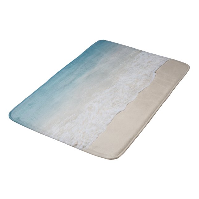 Caribbean Ocean Beach Bliss 6 Bath Mat (Angled)