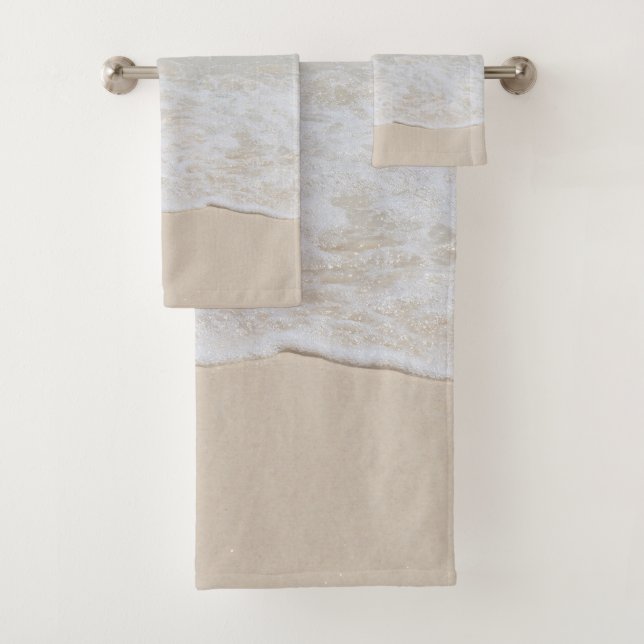Caribbean Ocean Beach Bliss 6 Bath Towel Set (Insitu)