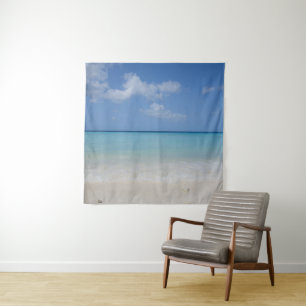 Caribbean Ocean Beach Dream #5 #curacao #wall #art Tapestry