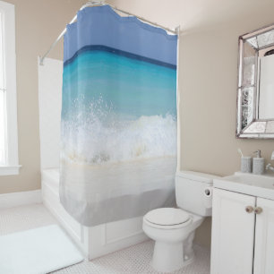 Caribbean Ocean Beach Dream 6 Shower Curtain