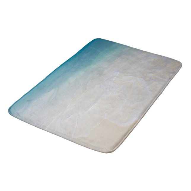 Caribbean Ocean Beach Dream 7 Bath Mat (Angled)