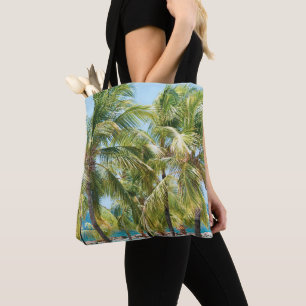 Caribbean Palm Delight #1 #tropical #wall #art Tote Bag