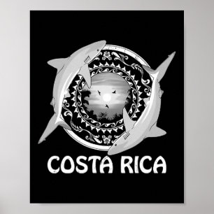Caribbean Reef Shark Dive Costa Rica Poster