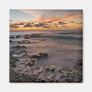 Caribbean Sea, Cayman Islands. Crashing waves 2 Magnet