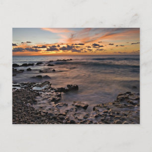 Caribbean Sea, Cayman Islands. Crashing waves 2 Postcard