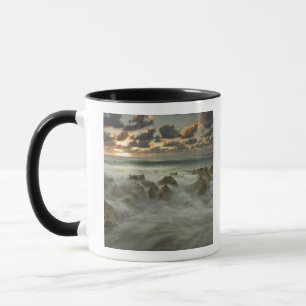 Caribbean Sea, Cayman Islands.  Crashing waves 3 Mug