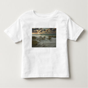 Caribbean Sea, Cayman Islands.  Crashing waves 3 Toddler T-Shirt