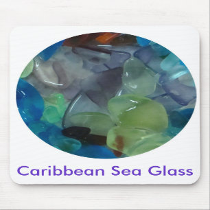Caribbean Sea Glass Mousepad
