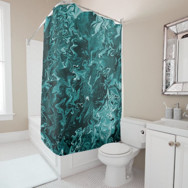 Caribbean Sea&Sand....... Shower Curtain (In Situ)