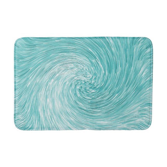 Caribbean Sea Swirl..... Bath Mat (Front)