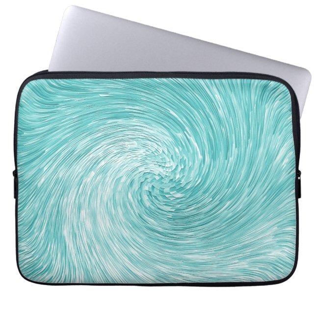 Caribbean Sea Swirl...... Laptop Sleeve (Front)