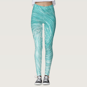 Caribbean Sea Swirl...... Leggings
