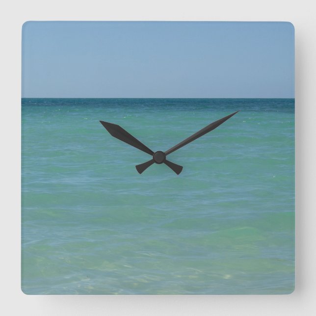Caribbean Sea Wall Clock (Front)