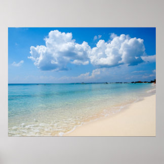 Caribbean - Seven Mile Beach - Cayman Islands Poster