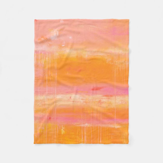 Caribbean Sky Fleece Blanket (Front)