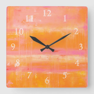 Caribbean Sky Square Wall Clock