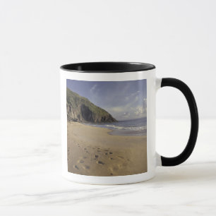 Caribbean, St. Kitts. Footprints on Atlantic Mug