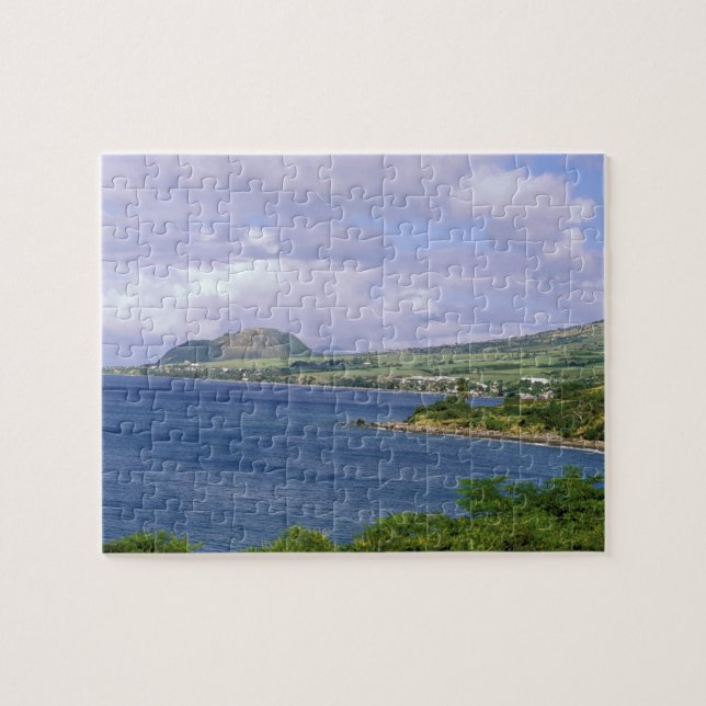 Caribbean, St. Kitts, Roseau. Coast. Jigsaw Puzzle (Horizontal)
