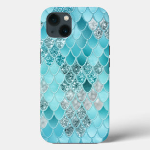 Caribbean Summer Mermaid Scales 1 iPhone 13 Case