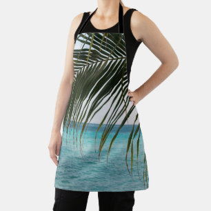 Caribbean Sunrise Ocean Palm 1 Apron