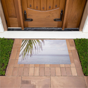 Caribbean Sunset Ocean Palm 5 Doormat