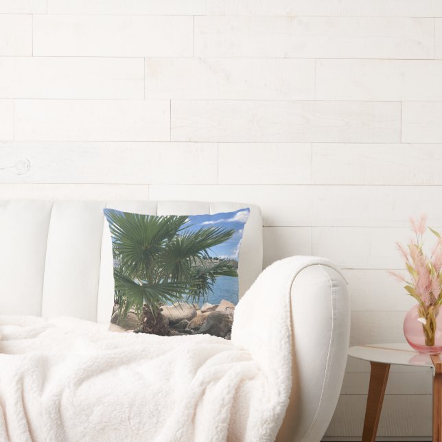 Caribbean Throw Pillow (Couch)