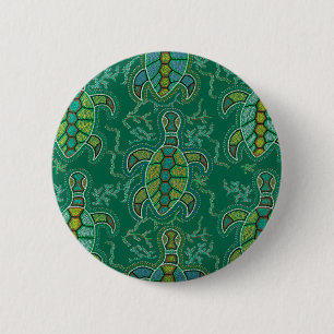 Caribbean Tortuga 6 Cm Round Badge