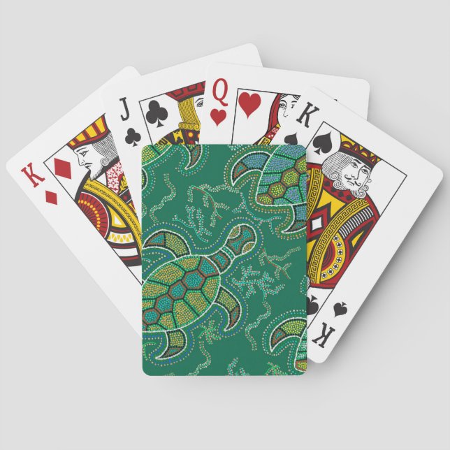 Caribbean Tortuga Playing Cards (Back)