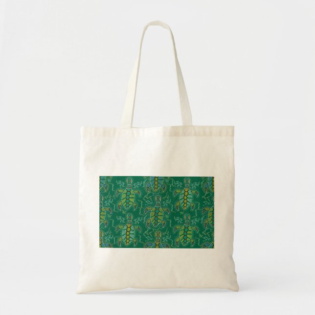 Caribbean Tortuga Tote Bag (Front)