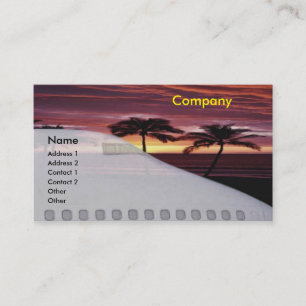 Caribbean Travel Business Card