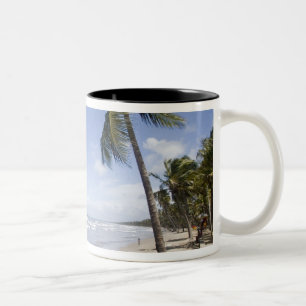 Caribbean - Trinidad - Manzanilla Beach on 2 Two-Tone Coffee Mug