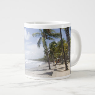 Caribbean - Trinidad - Manzanilla Beach on Large Coffee Mug
