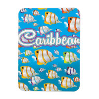 Caribbean tropical fish Travel Poster.
