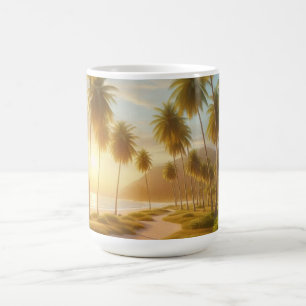 Caribbean/tropical/Hawaiian beach sunset Coffee Mug