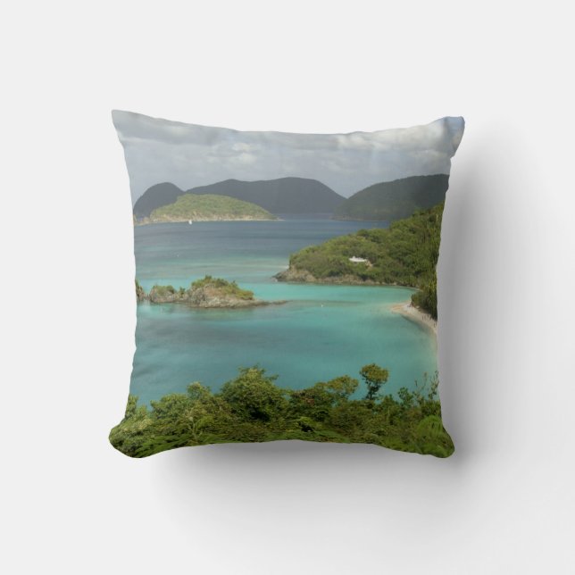 Caribbean, U.S. Virgin Islands, St. John Cushion (Front)