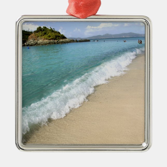 Caribbean, U.S. Virgin Islands, St. John, Metal Tree Decoration (Front)