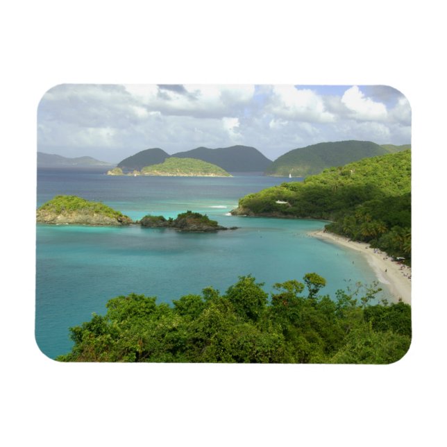 Caribbean, U.S. Virgin Islands, St. John, Trunk 2 Magnet (Horizontal)