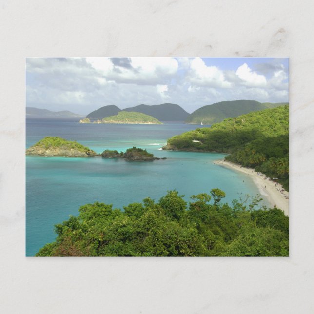Caribbean, U.S. Virgin Islands, St. John, Trunk 2 Postcard (Front)