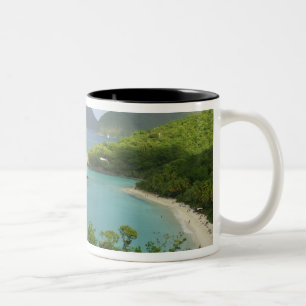Caribbean, U.S. Virgin Islands, St. John, Trunk 2 Two-Tone Coffee Mug