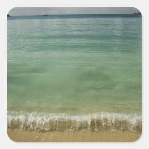 Caribbean, U.S. Virgin Islands, St.Thomas, 4 Square Sticker