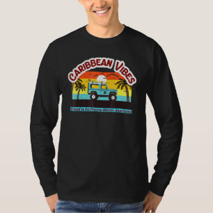 Caribbean Vibes Proud To Be Puerto Rican American T-Shirt