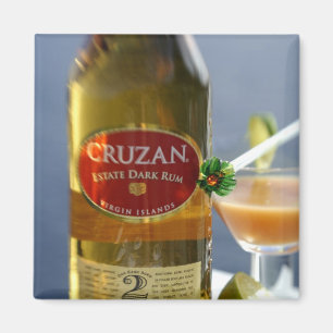 Caribbean, Virgin Islands. Cruzan Estate Dark Magnet