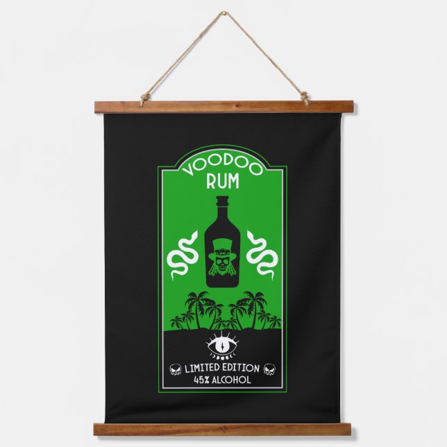 Caribbean Voodoo Rum Hanging Tapestry (Front)