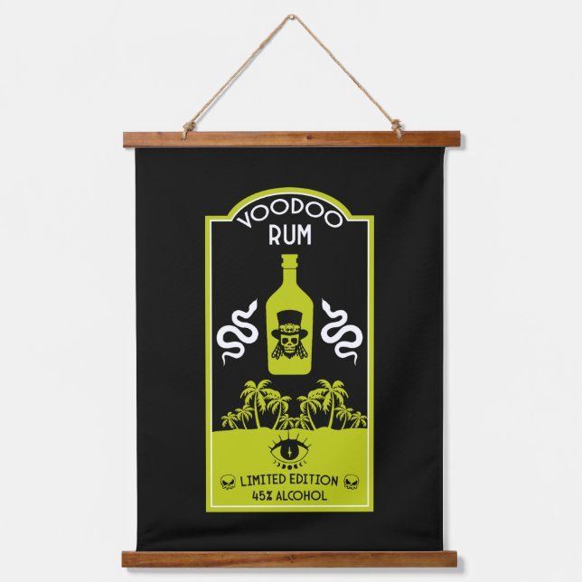 Caribbean Voodoo Rum Hanging Tapestry (Front)