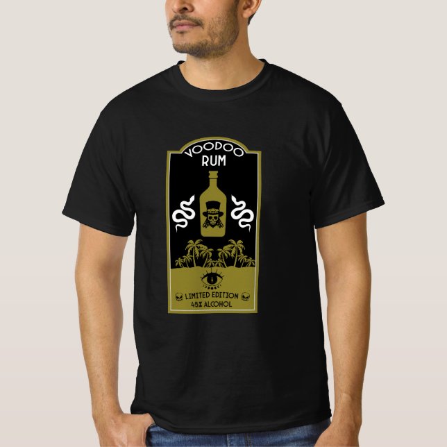 Caribbean Voodoo Rum T-Shirt (Front)