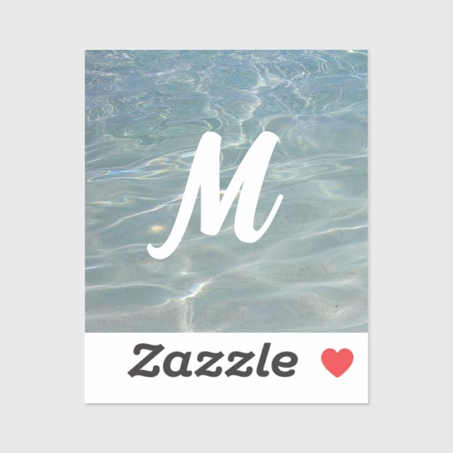 Caribbean Water Abstract Blue Nature (Sheet)