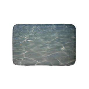 Caribbean Water Abstract Blue Nature Bath Mat