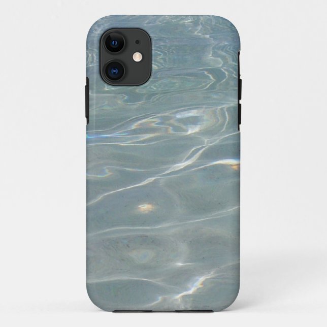 Caribbean Water Abstract Blue Nature Case-Mate iPhone Case (Back)