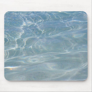 Caribbean Water Abstract Blue Nature Mouse Pad