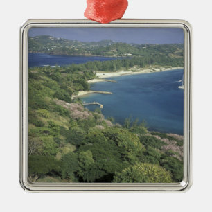 Caribbean, West Indies, St. Lucia. View of Metal Ornament
